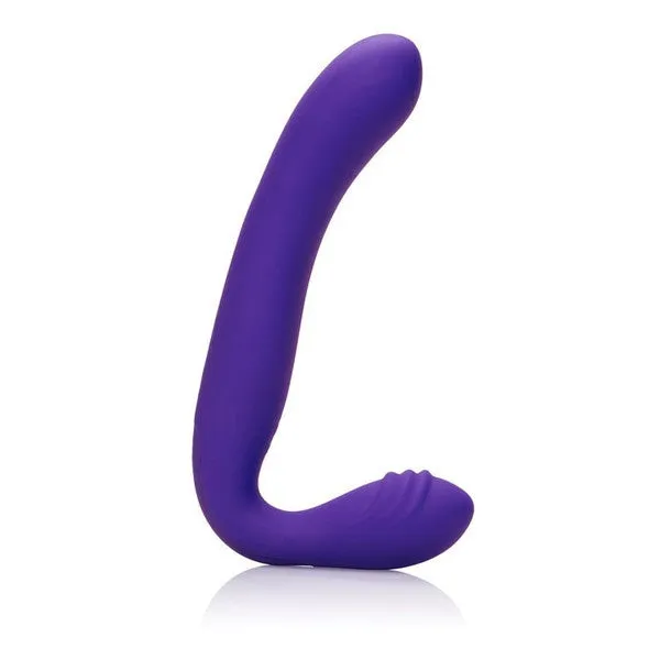 Rechargeable Silicone Love Rider Strapless StrapOn Purple CalExotics Female Sex Toys