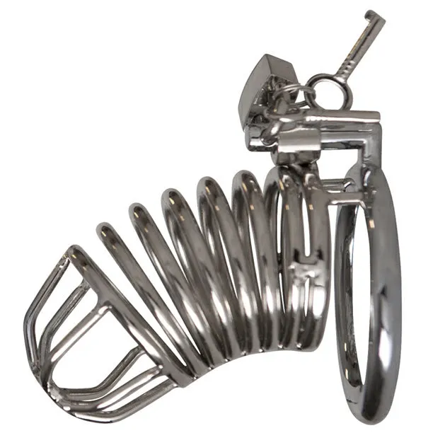 Rimba Male Sex Toys Chrome Chastity Cock Cage