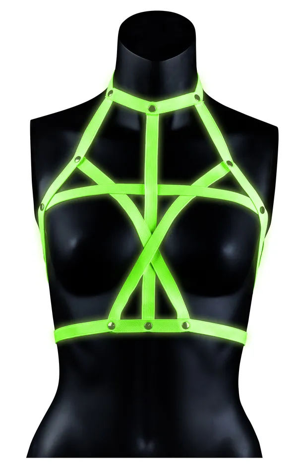 Sale Female Sex Toys Bra Harness Smallmedium Glow in the Dark