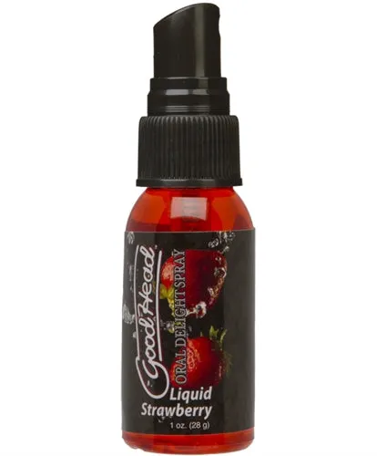 Sale Specials Male Sex Toys Good Head Oral Delight Spray 1 Oz Liquid Strawberry