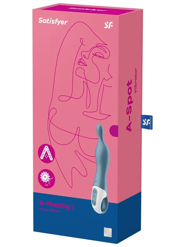 Satisfyer Vibrators Satisfyer AMazing 1 Blue Satisfyer Vibrators Satisfyer AMazing 1 Blue