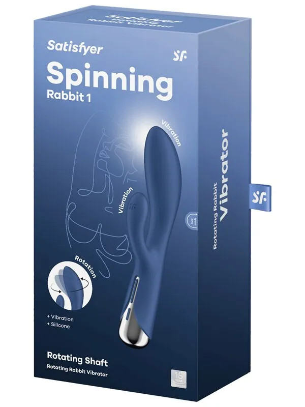 Satisfyer Vibrators Satisfyer Spinning Rabbit 1 Blue Satisfyer Vibrators Satisfyer Spinning Rabbit 1 Blue