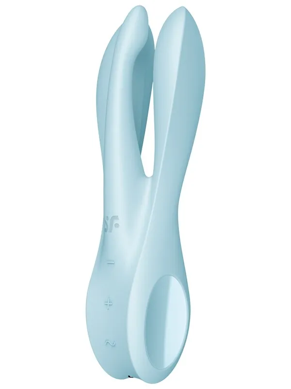 Satisfyer Vibrators Satisfyer Threesome 1 Light Blue