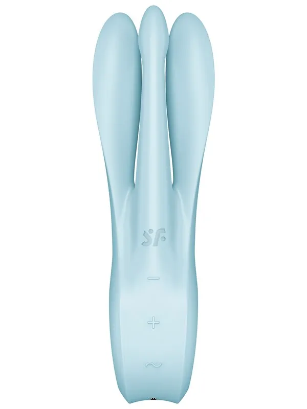 Satisfyer Vibrators Satisfyer Threesome 1 Light Blue Satisfyer Vibrators Satisfyer Threesome 1 Light Blue