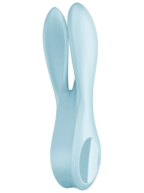 Satisfyer Vibrators Satisfyer Threesome 1 Light Blue Satisfyer Vibrators Satisfyer Threesome 1 Light Blue