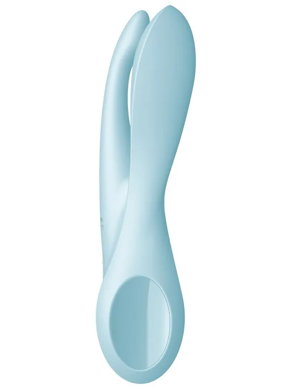 Satisfyer Vibrators Satisfyer Threesome 1 Light Blue Satisfyer Vibrators Satisfyer Threesome 1 Light Blue