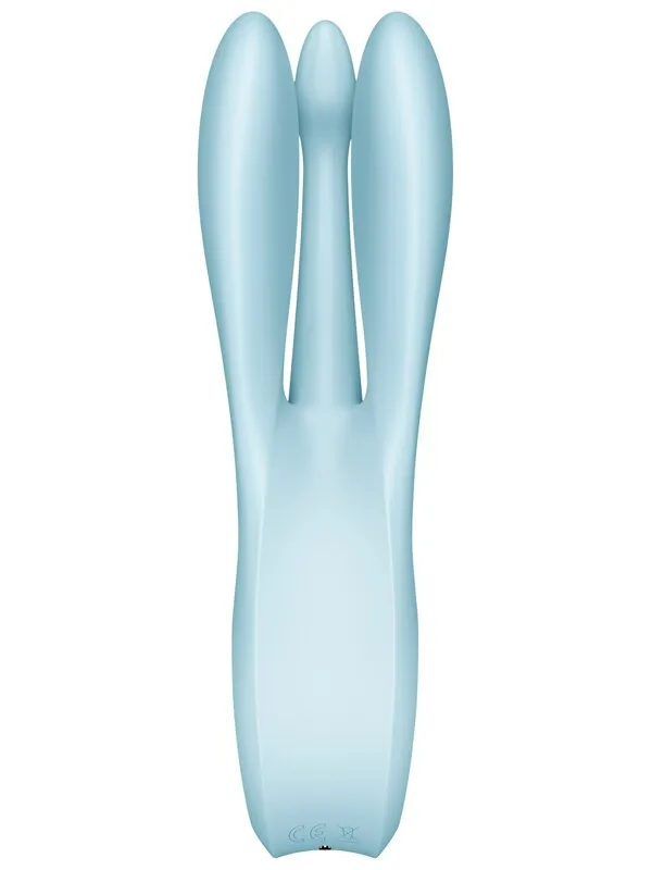 Satisfyer Vibrators Satisfyer Threesome 1 Light Blue Satisfyer Vibrators Satisfyer Threesome 1 Light Blue