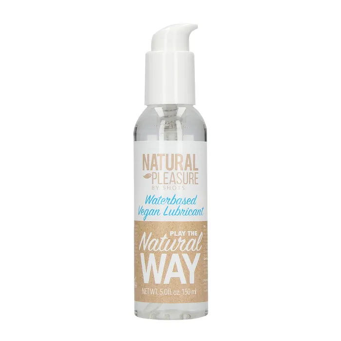 Shots Natural Pleasure Sexual Health Wellbeing Natural Pleasure Waterbased Vegan Lubricant 150ml