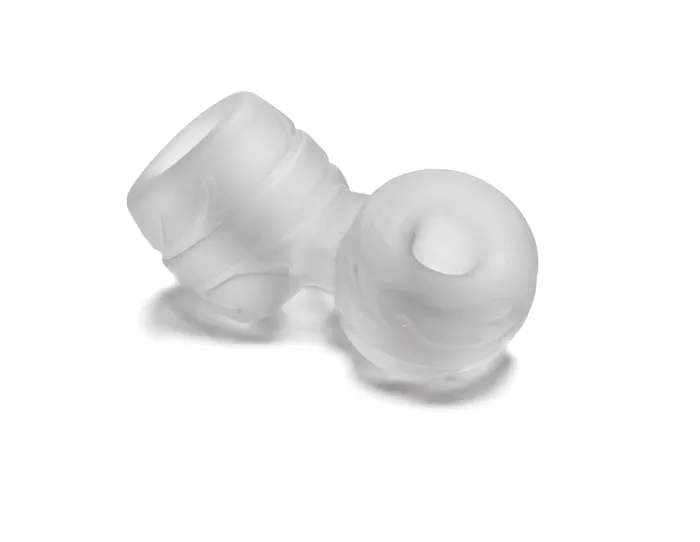 Silaskin Cock and Ball Ring and Stretcher Clear Perfect Fit Male Sex Toys