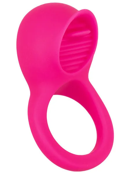 Silicone Rechargeable Teasing Tongue Enhancer CalExotics Female Sex Toys