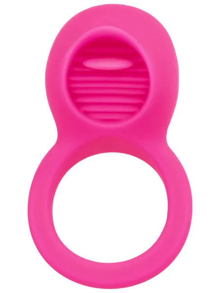 Silicone Rechargeable Teasing Tongue Enhancer CalExotics Female Sex Toys