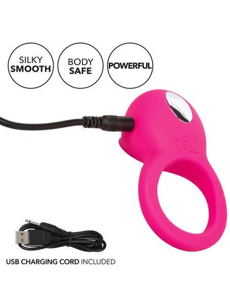 Silicone Rechargeable Teasing Tongue Enhancer CalExotics Female Sex Toys