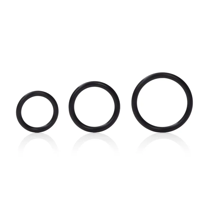 Silicone Support Rings Black CalExotics Anal