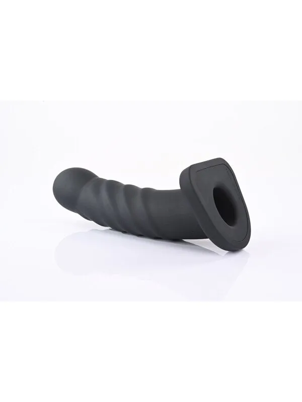 Sportsheets Banx Ribbed Hollow Dildo Black Female Sex Toys Sportsheets Banx Ribbed Hollow Dildo Black Female Sex Toys