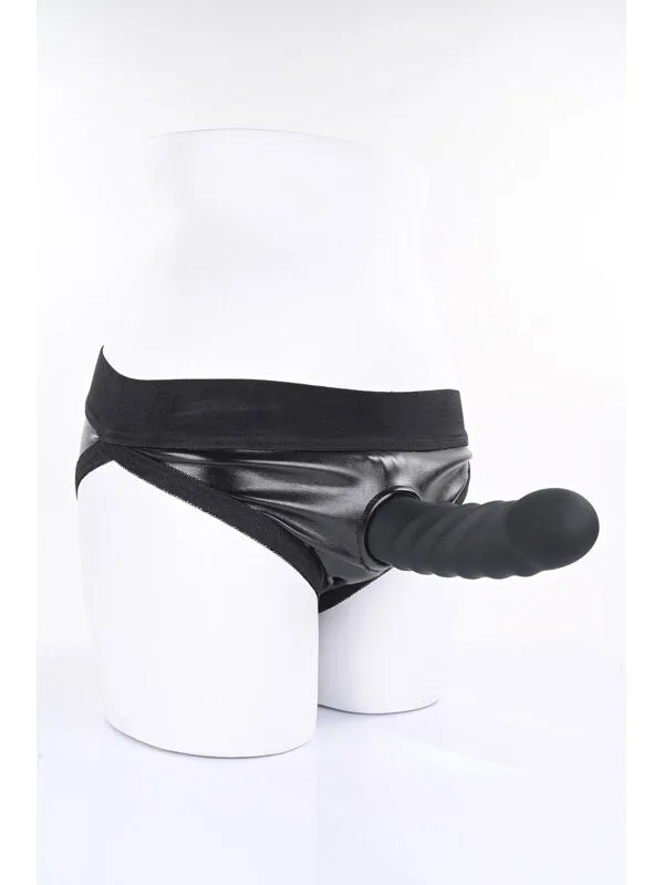 Sportsheets Banx Ribbed Hollow Dildo Black Female Sex Toys Sportsheets Banx Ribbed Hollow Dildo Black Female Sex Toys