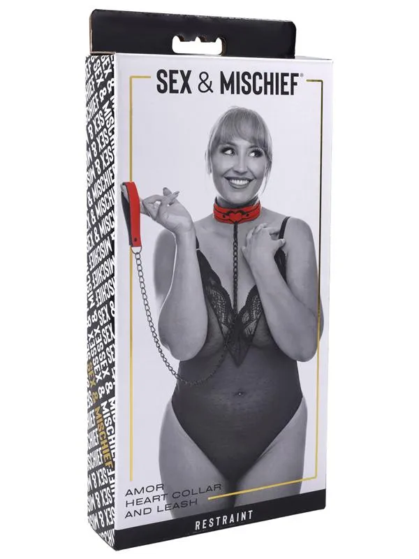 Sportsheets Male Sex Toys Sex and Mischief Amor Collar and Leash Sportsheets Male Sex Toys Sex and Mischief Amor Collar and Leash