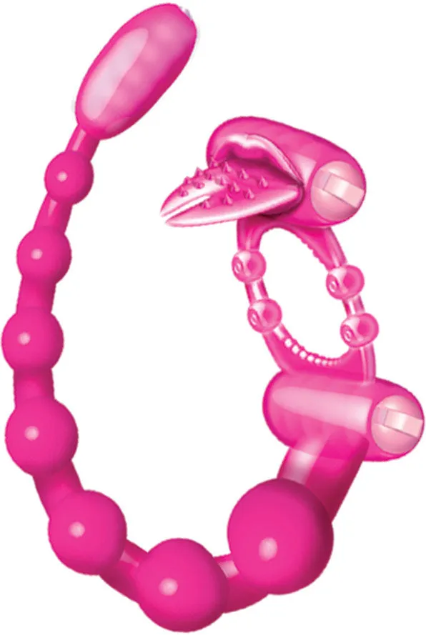 Super Xtreme Vibe Scorpion With Dual Stinger Anal Vibe Magenta Hott Products Female Sex Toys