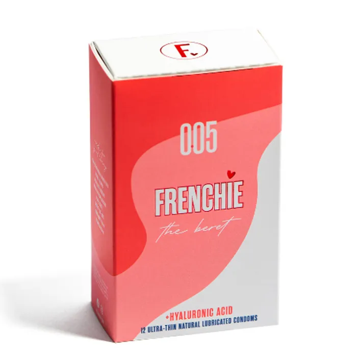 The Beret Condom 005 with Hyaluronic Acid x12 Frenchie Female Sex Toys
