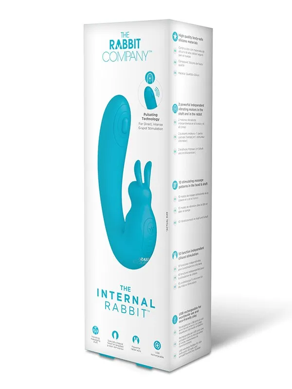 The Internal Rabbit Blue The Rabbit Company Vibrators The Internal Rabbit Blue The Rabbit Company Vibrators