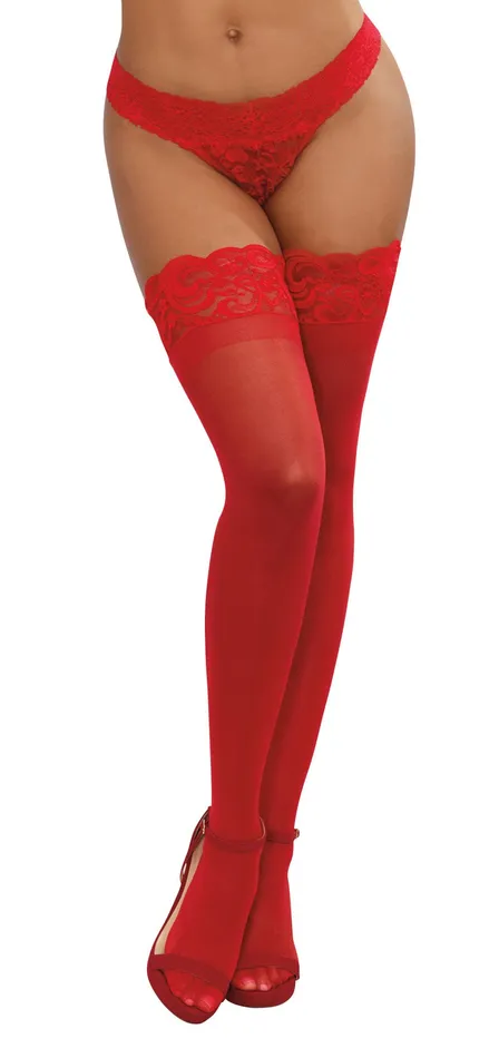 Thigh High One Size Red Dreamgirl Vibrators