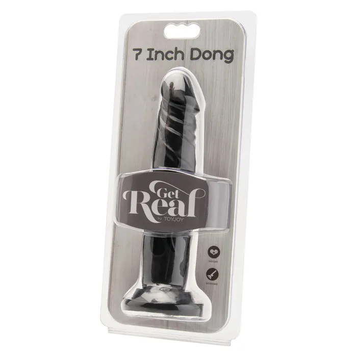 ToyJoy Get Real 7 Inch Dong Black Toy Joy Sex Toys Dildos ToyJoy Get Real 7 Inch Dong Black Toy Joy Sex Toys Dildos