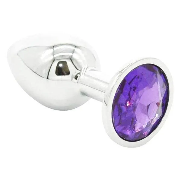 ToyWithMe Male Sex Toys Toy With Me Jewel Round Metal Anal Plug Small