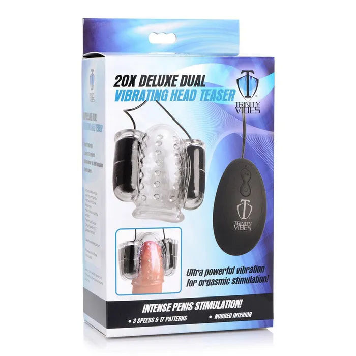 Trinity Vibes Vibrators Trinity Vibes 20X Deluxe Dual Vibrating head Teaser Trinity Vibes Vibrators Trinity Vibes 20X Deluxe Dual Vibrating head Teaser