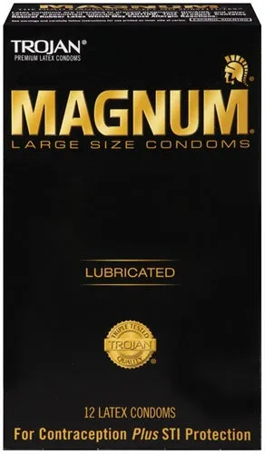 Trojan Condoms Trojan Magnum 12 Pack Female Sex Toys