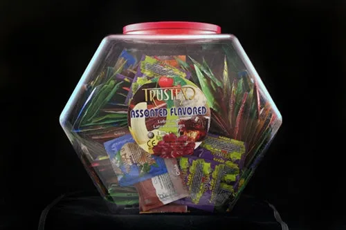 Trustex Couples Trustex Assorted Flavors 288 Piece Fishbowl