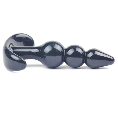 Various Toy Brands Anal Small Black Beaded Anal Plug Various Toy Brands Anal Small Black Beaded Anal Plug