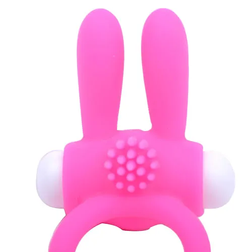 Various Toy Brands Cockring With Rabbit Ears Pink Vibrators Various Toy Brands Cockring With Rabbit Ears Pink Vibrators