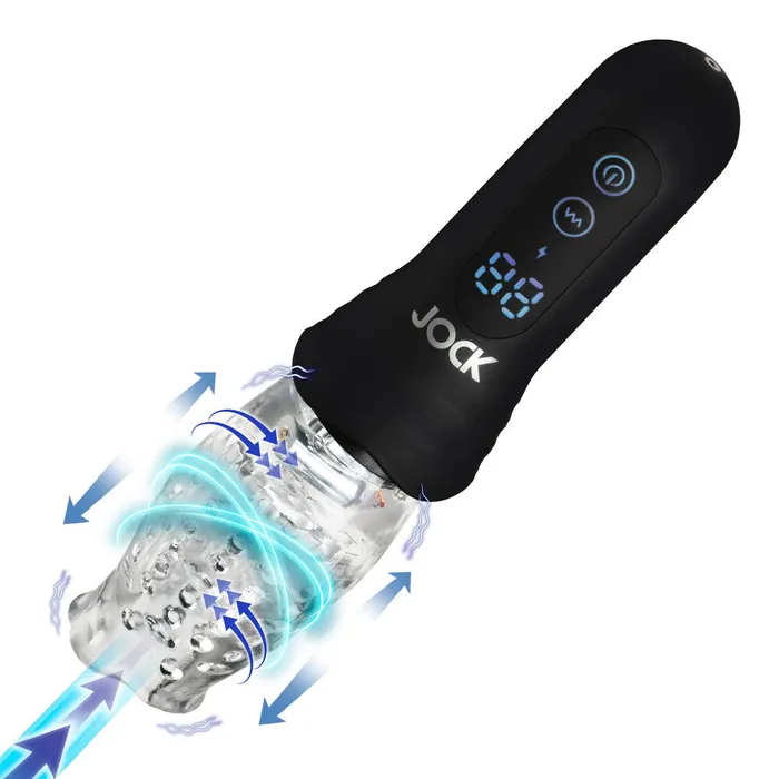 Various Toy Brands Male Sex Toys Jock Spinning Thursting and Vibrating Masturbator