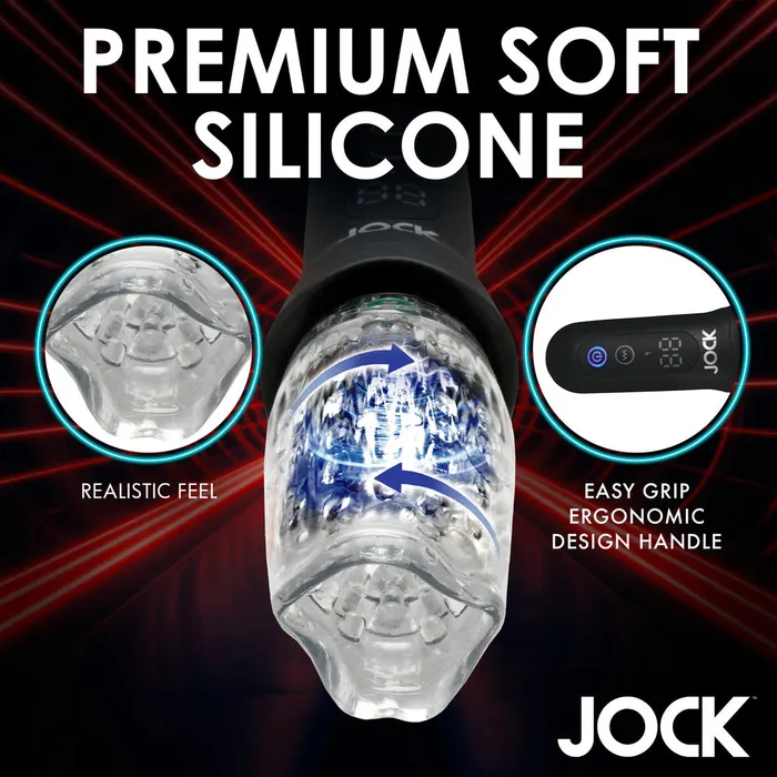 Various Toy Brands Male Sex Toys Jock Spinning Thursting and Vibrating Masturbator