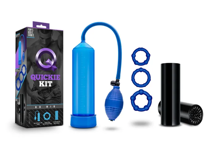 Vibrators Blush Quickie Kit Go Big Blue