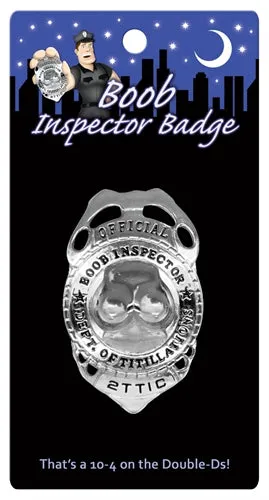 Vibrators Boob Inspector Badge Kheper Games