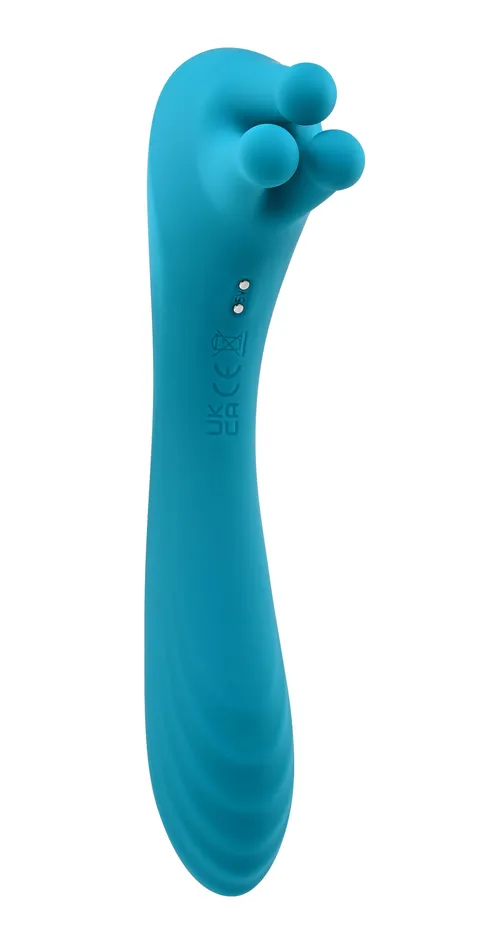 Vibrators Heads or Tails Blue Evolved Novelties