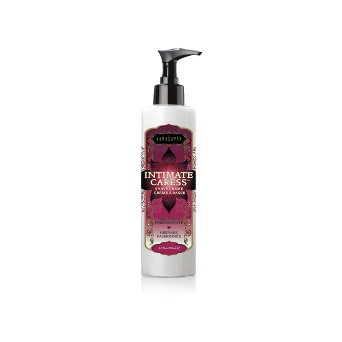 Vibrators Intimate Caress Shaving Creme Pomegranate 85 Fl Oz Kama Sutra