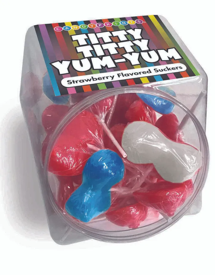 Vibrators Little Genie Titty Titty Yum Yum 48 Count Bowl