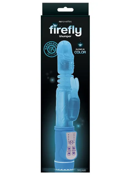 Vibrators NS Novelties Firefly Thumper Blue Vibrators NS Novelties Firefly Thumper Blue