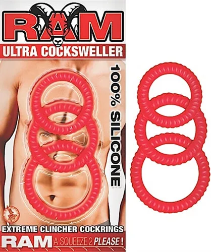 Vibrators Ram Ultra Cocksweller Red Nasstoys