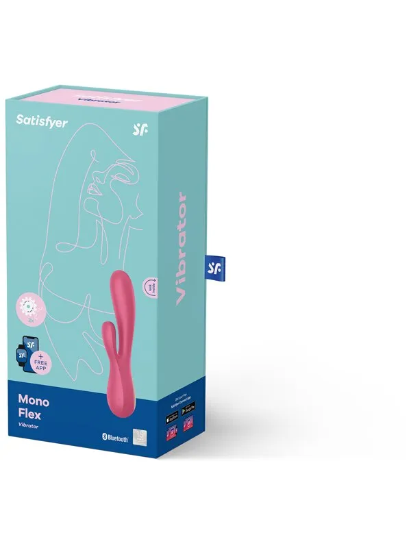 Vibrators Satisfyer Satisfyer Mono Flex Red Incl Bluetooth And App Vibrators Satisfyer Satisfyer Mono Flex Red Incl Bluetooth And App