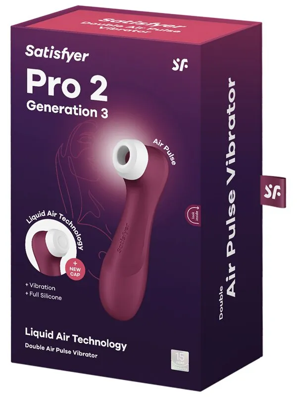 Vibrators Satisfyer Satisfyer Pro 2 G3 Liquid Vibration Wine Red