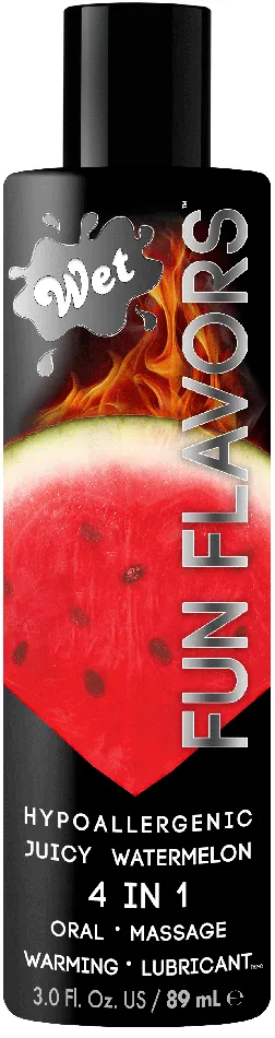 Wet Vibrators Wet Fun Flavors Juicy Watermelon 3 Fl Oz