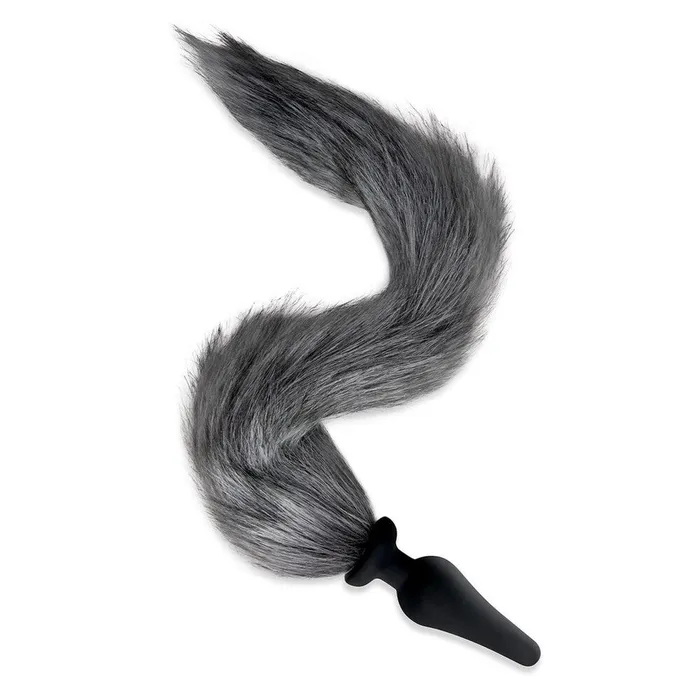 Whipsmart Anal Furry Tales Grey Foxtail Butt Plug