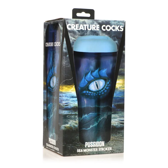XR Brands Male Sex Toys Creature Cocks Pussidon Sea Monster Masturbator